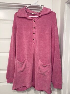 Double Zero Rose Button-Up Romper